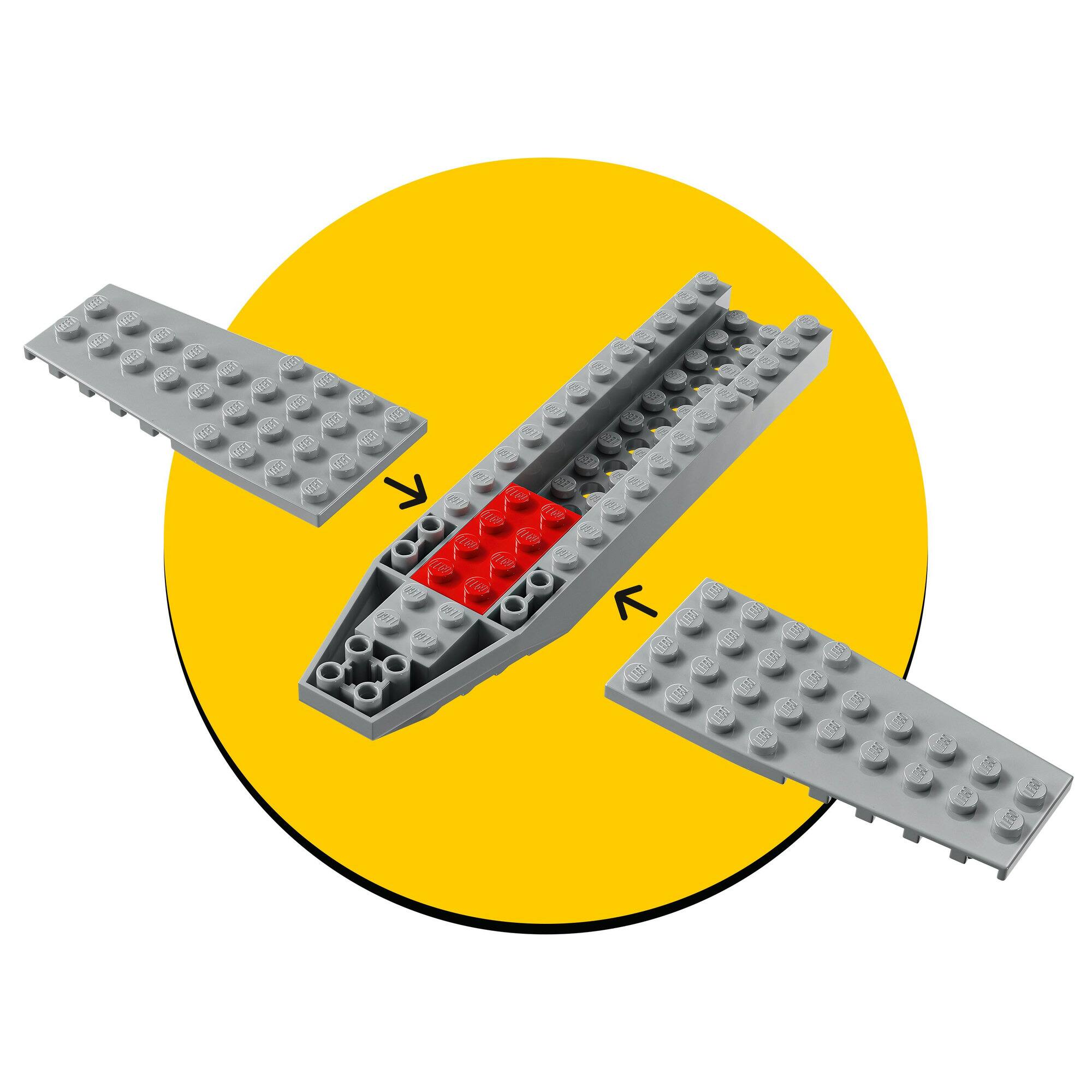 LEGO® Star Wars™ Mando and Grogu’s N-1 Starfighter™ Building Toy 75410
